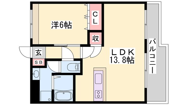 エスポア２１の物件間取画像